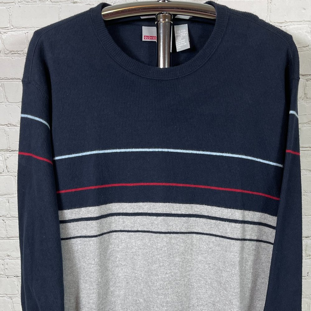 NWT VINTAGE 90'S QUICKSILVER MEN'S IDOL LONG SLEEVE SWEATER